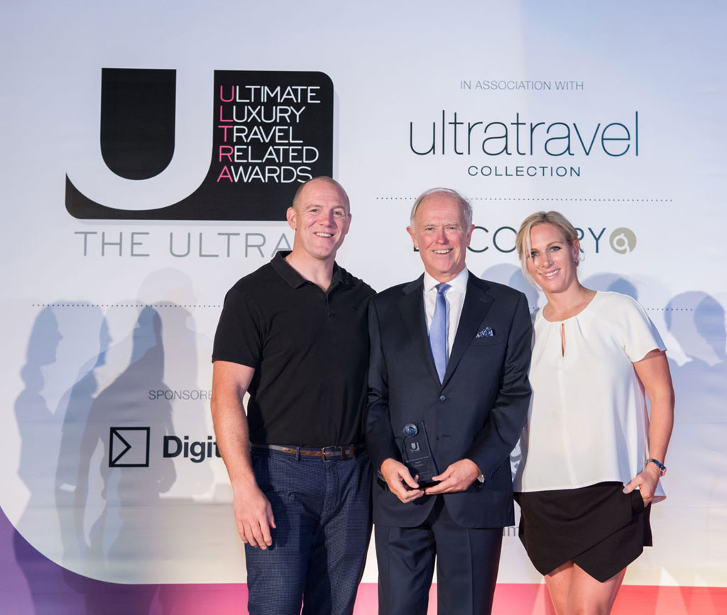 Emirates was named ‘Best Airline in the World’ at the prestigious 2018 ULTRAs. Sir Tim Clark, President Emirates Airline, received the award presented by Zara and Mike Ti