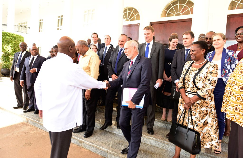 Museveni meets EU envoys to Uganda