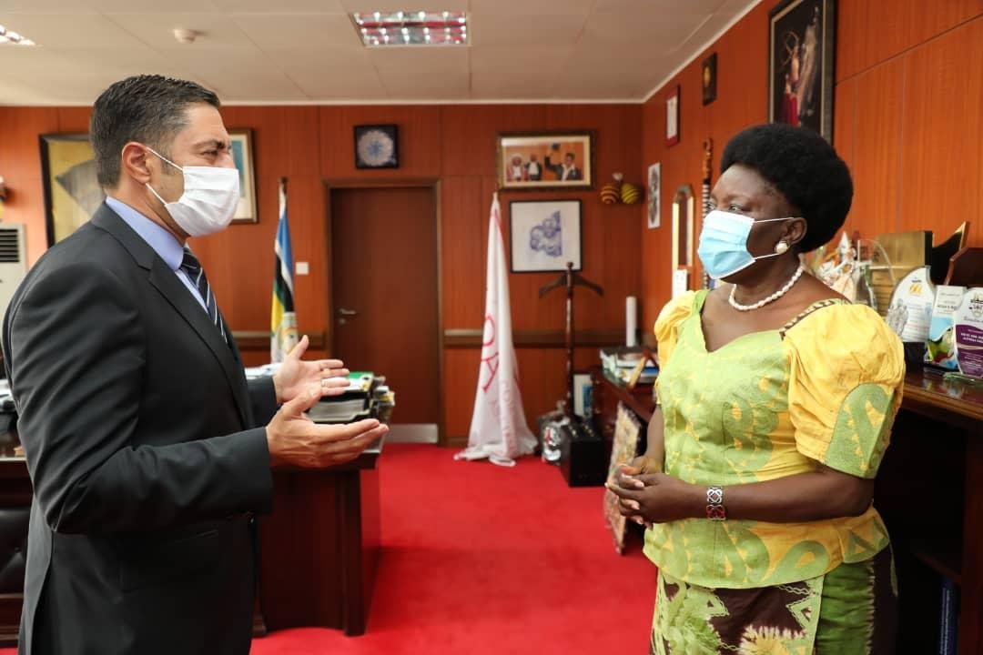 Kadaga Lobbies Turkish Ambassador On Education, Trade