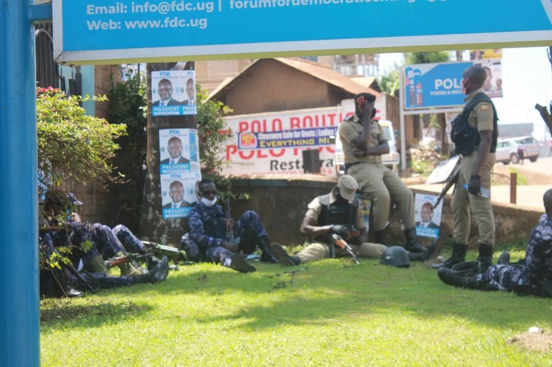 Police Besiege FDC Headquarters Ahead Of POA Presidential Nomination