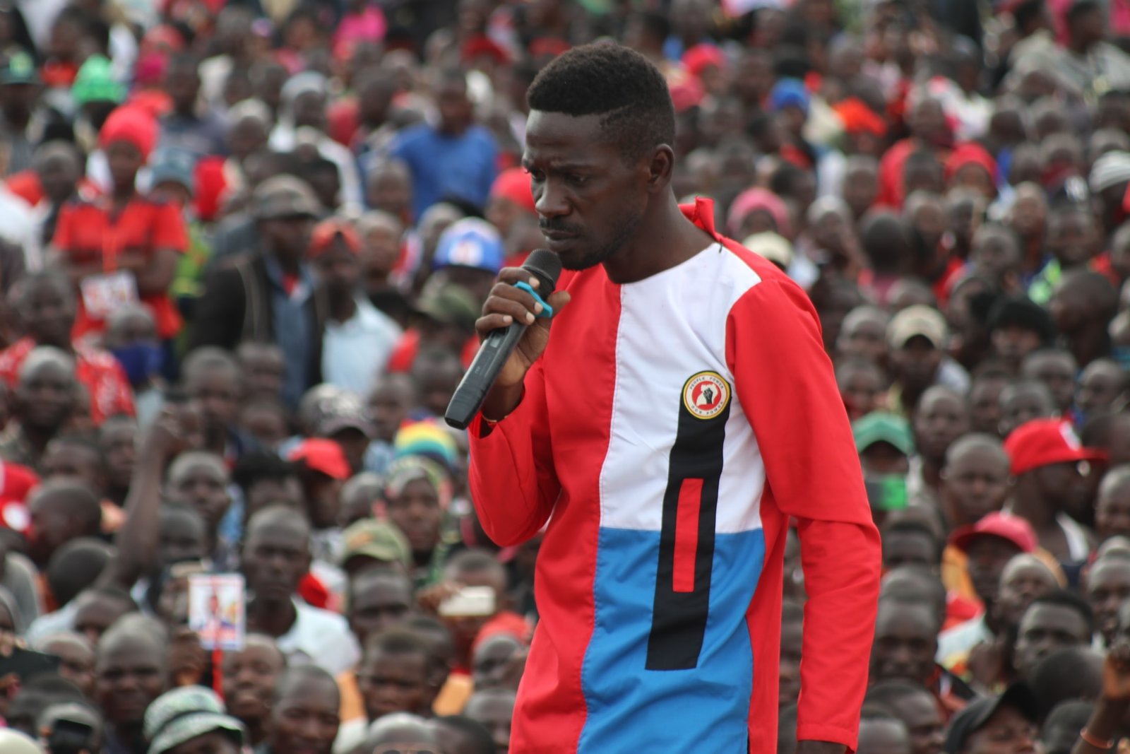 PHOTOS: Bobi Wine Pulls Mammoth Crowds In Iganga