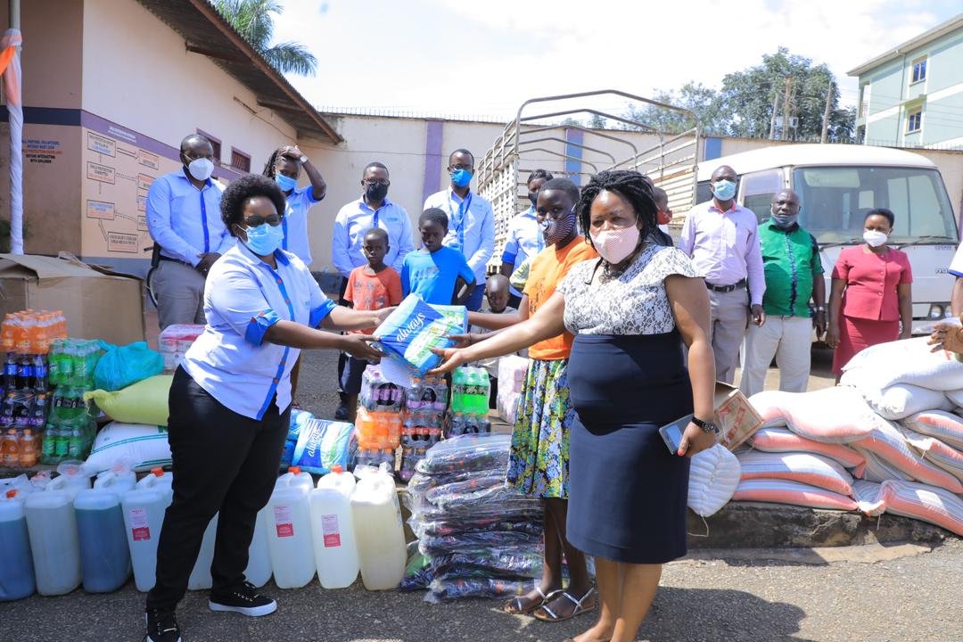 URSB Donates Food Items, Clothes To Child Restoration Outreach In Mbale