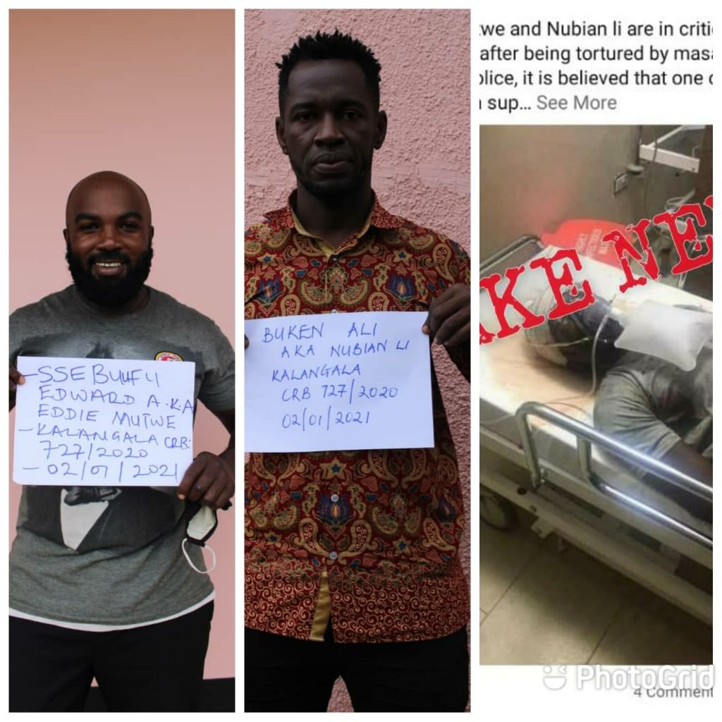 We Shall Punish NUP Supporters Who Are Spreading False Pictures About Torture Of Nubian Li & Eddie Mutwe — Uganda Police