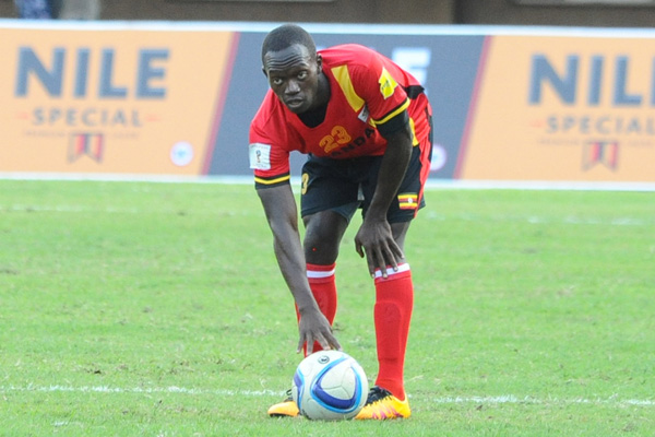Uganda Cranes midfielder Michael Azira