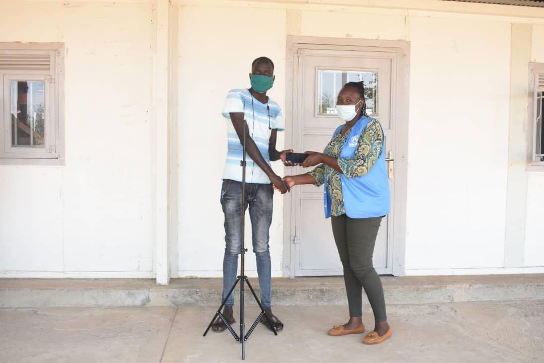 South Sudanese Refugee Artist In Uganda Wins EU Sponsored COVID-19 Art Competition