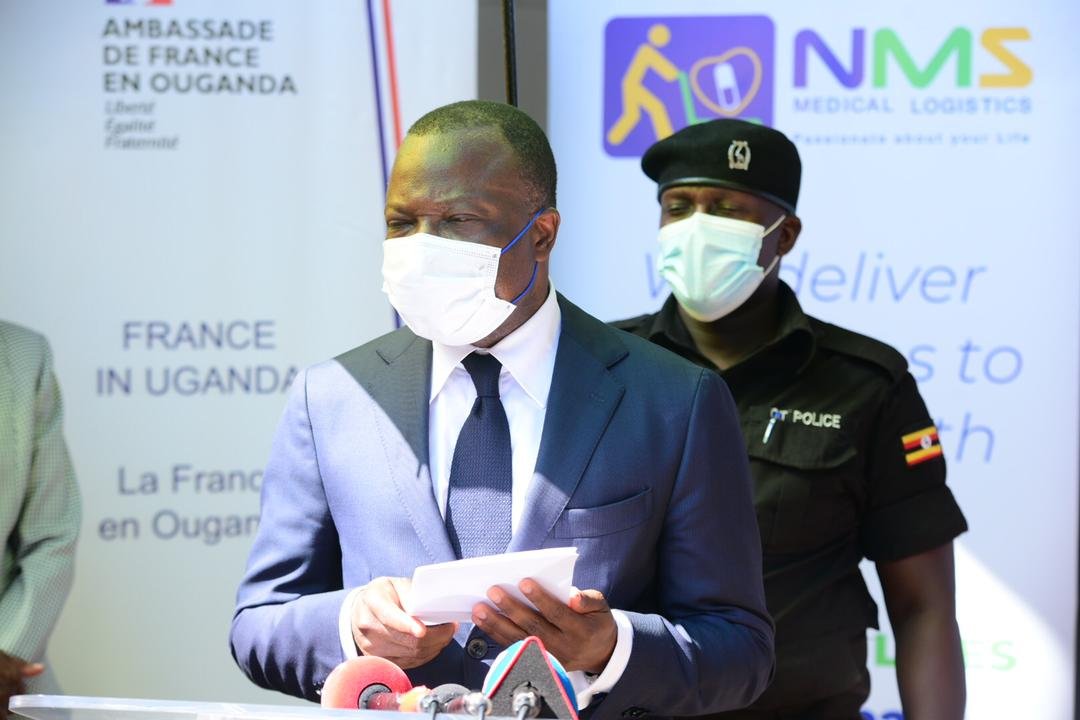 France Donates Items Worth Shs10.8bn Towards The Fight Against COVID-19 In Uganda