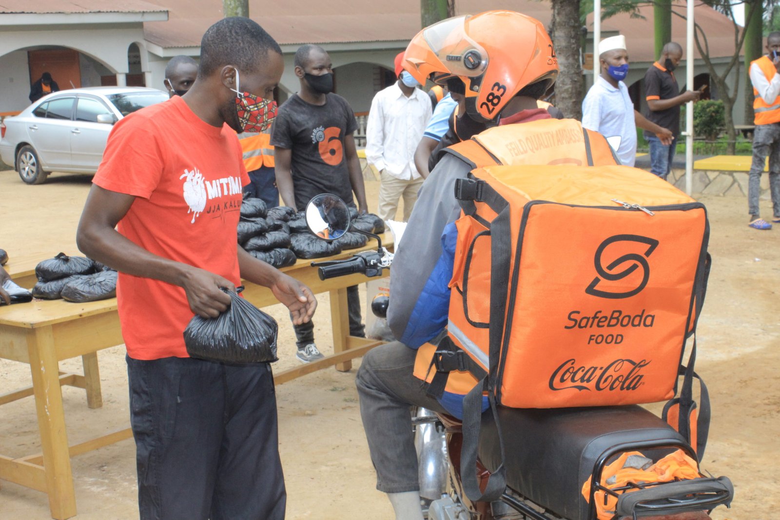 Over 3000 Riders Benefit From SafeBoda’s Food Donation