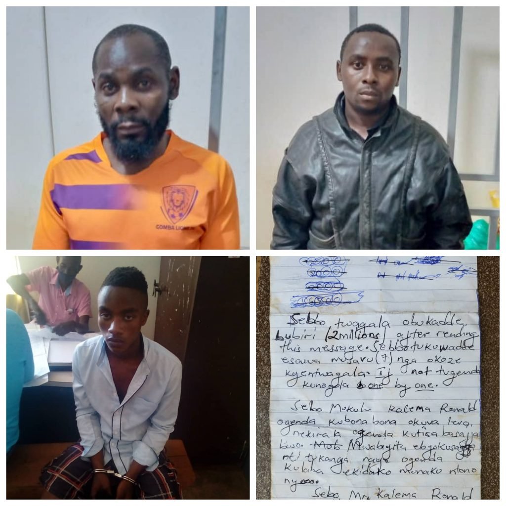 Three Arrested For Dropping Bijambiya Like Letters In Entebbe
