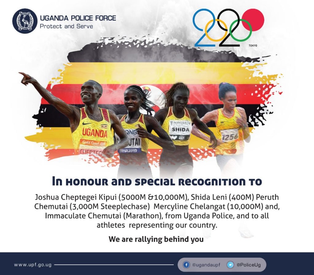 IGP Ochola Promotes Olympic Medallists Cheptegei & Chemutai