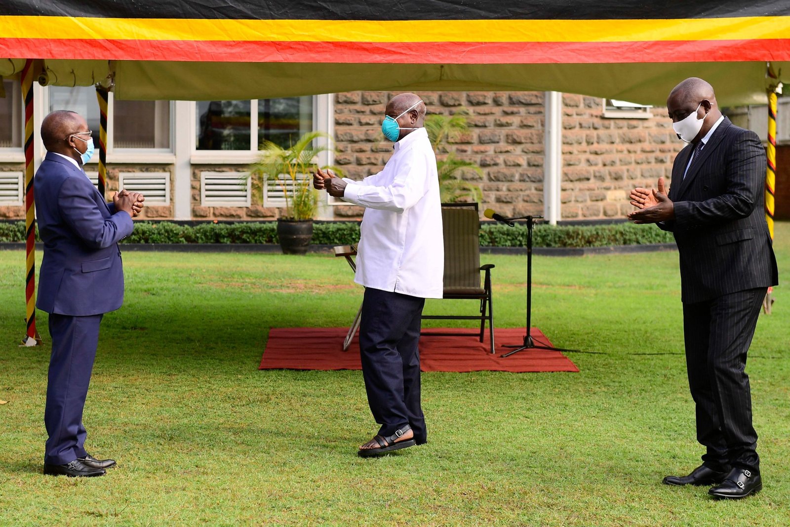 Museveni Meets DRC Defense Minister Over UPDF Operations Against ADF