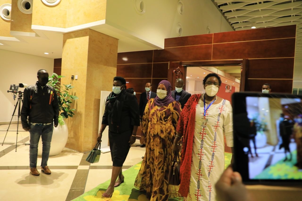 VP Alupo Returns From AU Summit Where She Called For Reform of UNSC