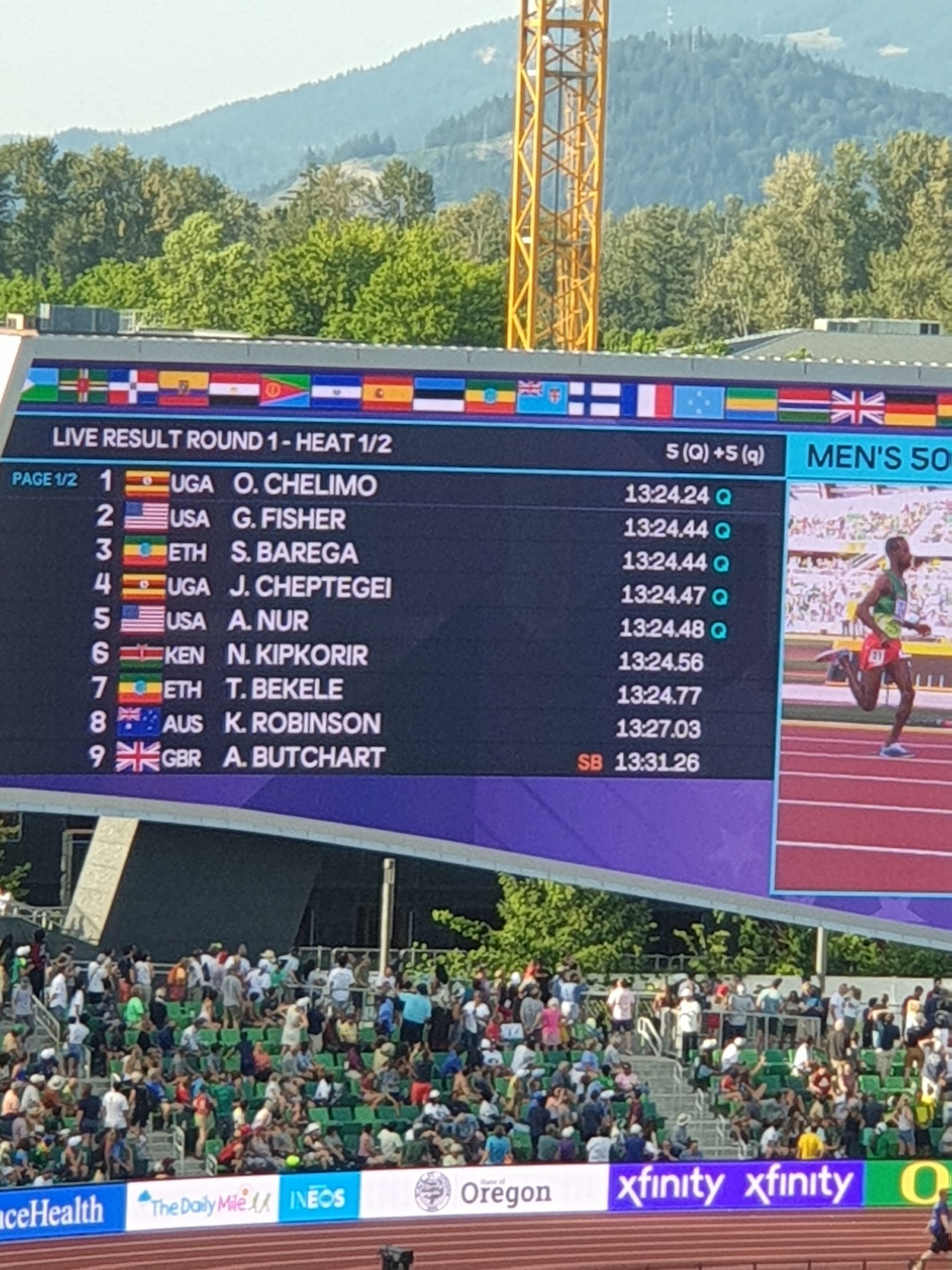 Cheptegei, Chelimo Qualify For Men’s 5000m Finals In Oregon