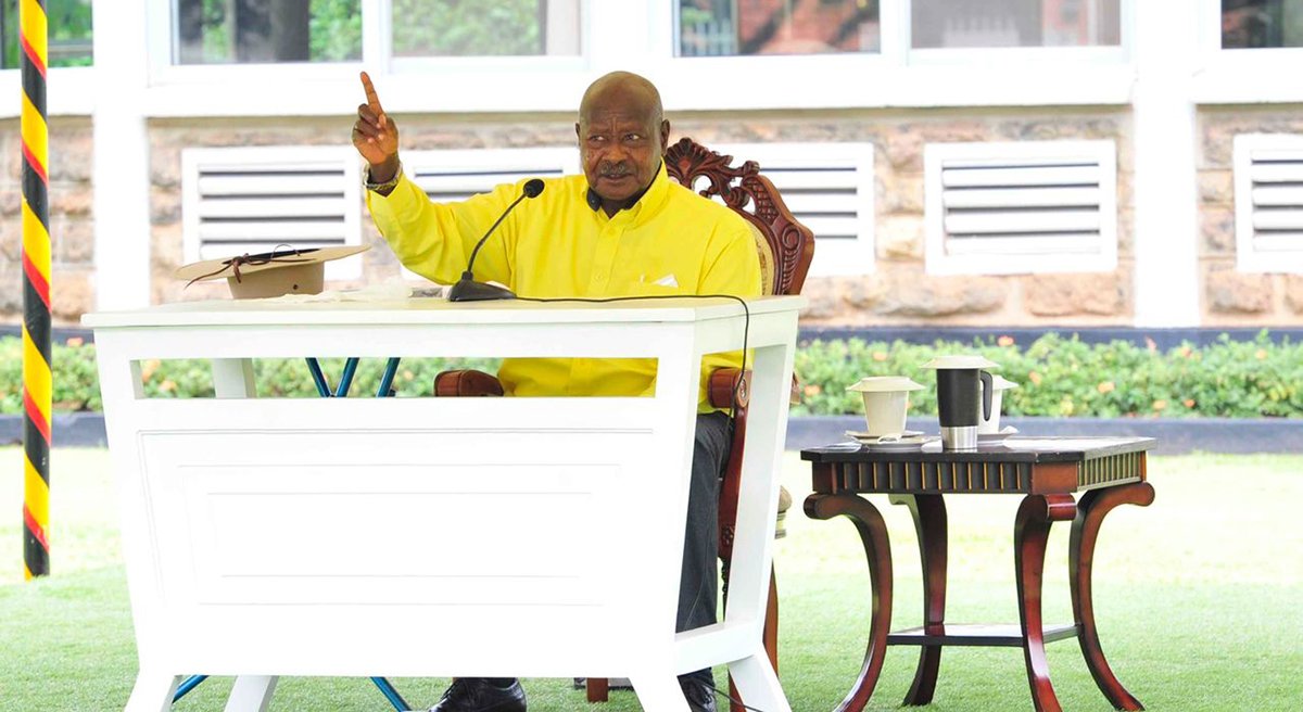 WACHA WEWE!!! You Can’t Will Oil Battle — Museveni Tells EU MPs