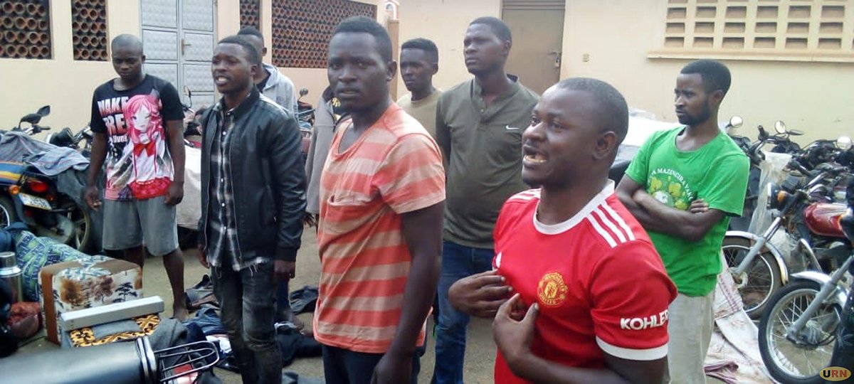 9 Notorious Mbarara City Thugs Arrested