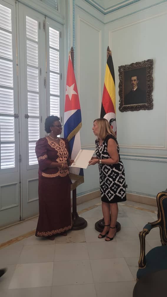 Ambassador Musazi Presents Copies of Credentials in Havana as Uganda Moves to Reopen Cuba Embassy