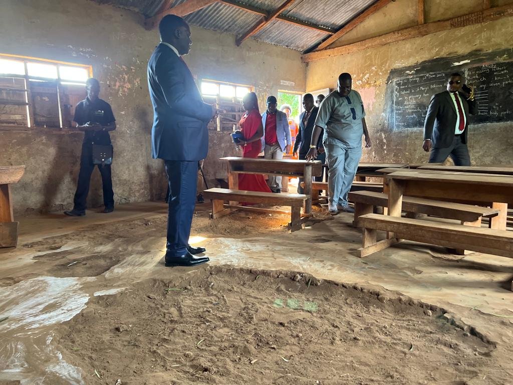 Mathias Mpuuga Shocked By The State of Roads, Schools & Hospitals In Mityana