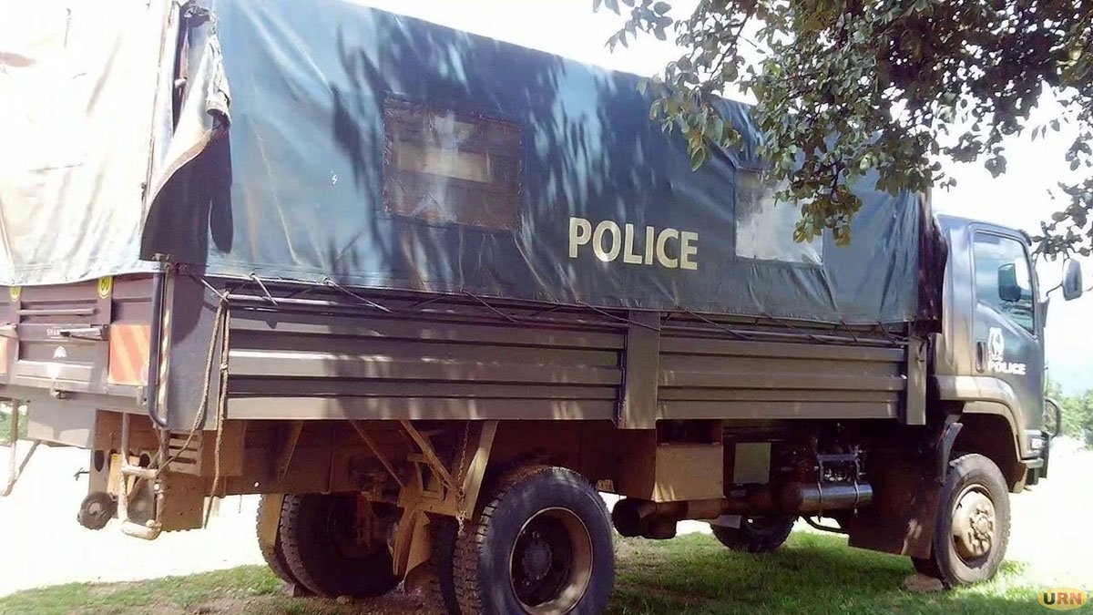 Police Truck Intercepted Loading Charcoal