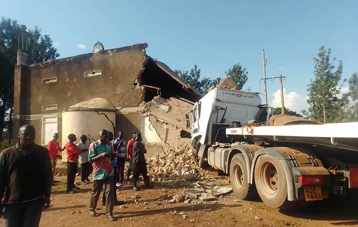 Two Dead As Speeding Truck Rams Into Bugiri Mosque