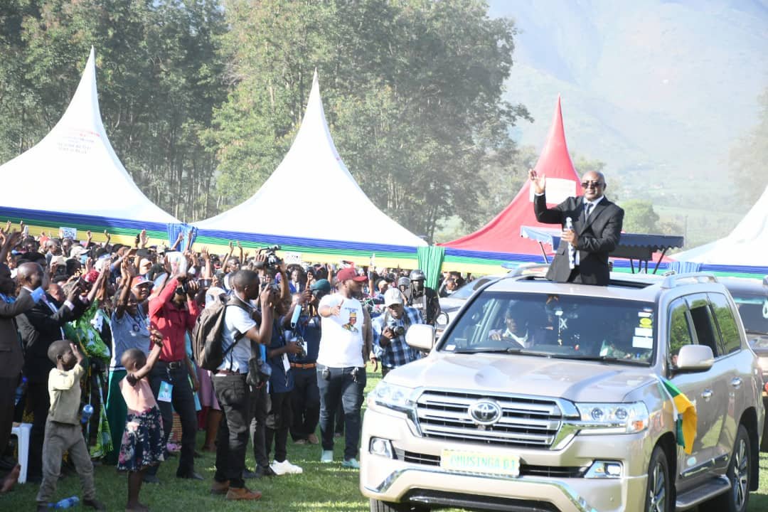 PHOTOS: Sea of Humanity Submerges Kasese As Omusinga Returns After 7 Years