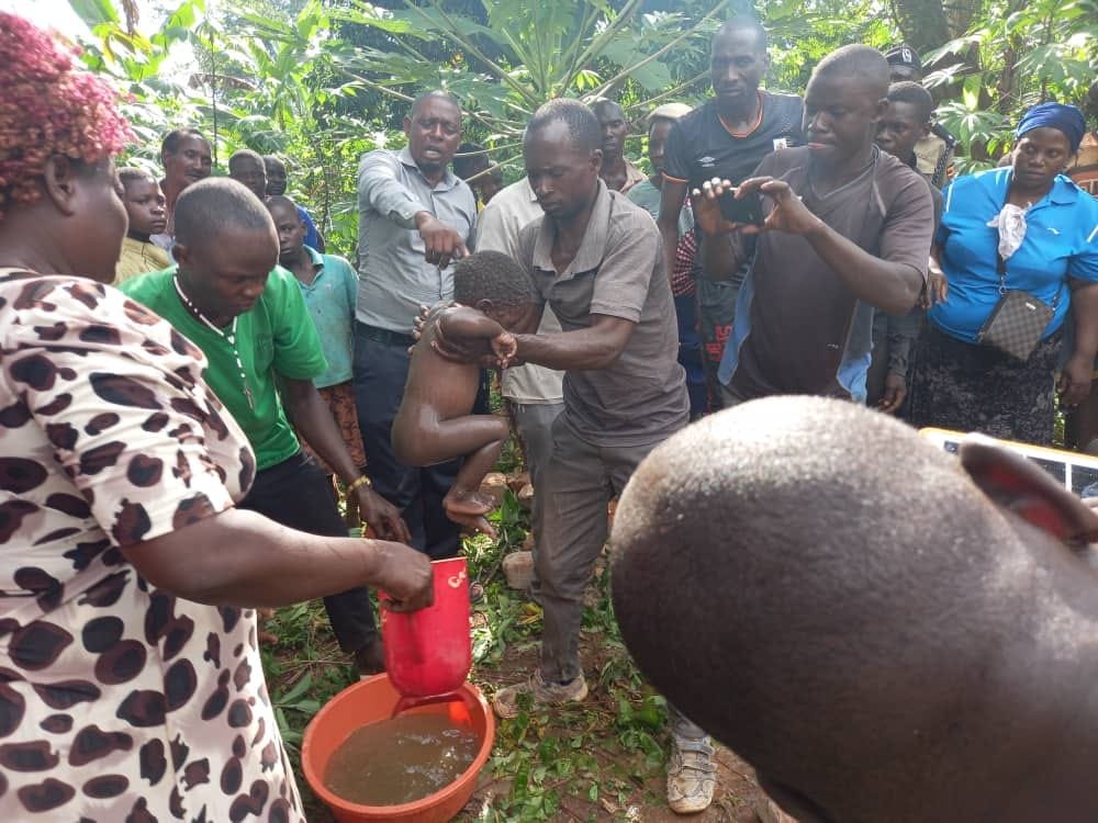 PHOTOS: One-Year-Old Girl Rescued From Latrine