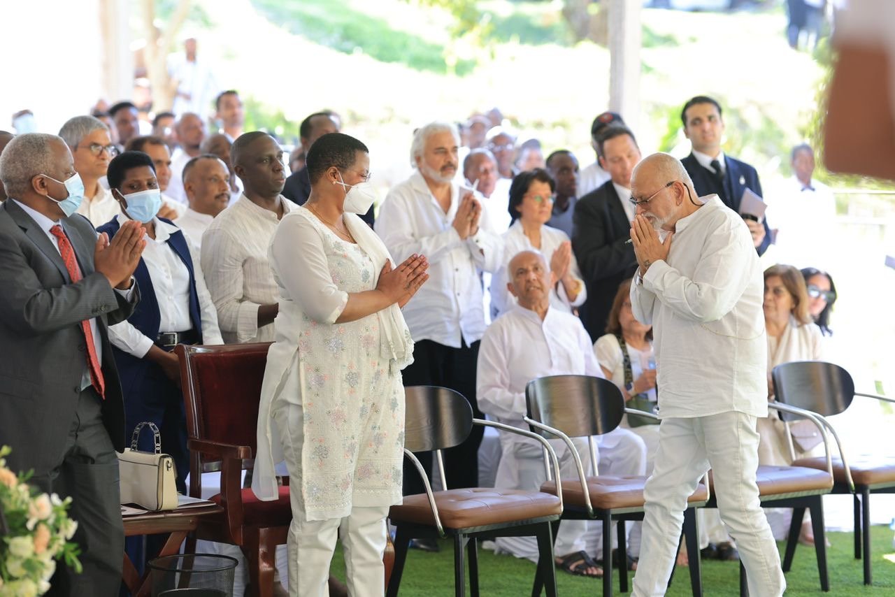 Museveni applauds Rajiv’s significant contributions to Uganda’s development.