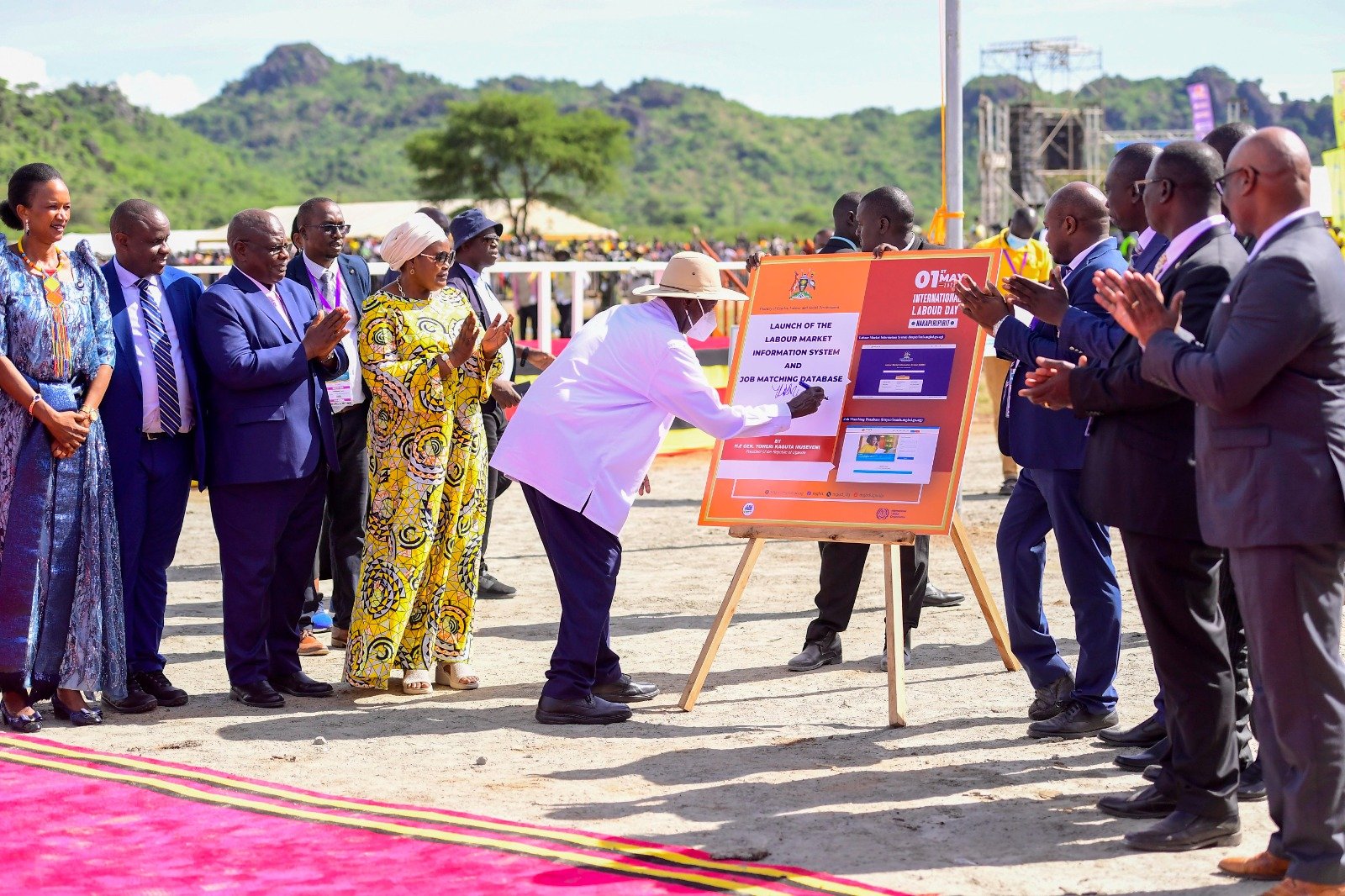 Museveni Rallies Karamoja to Embrace Agriculture, Reassures Workers on Minimum Wage