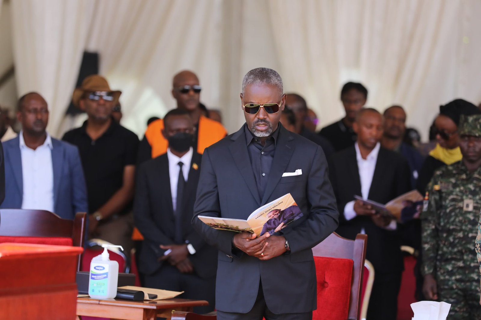 Museveni Mourns Cedric Babu as a Promising Leader at Kamengo Burial