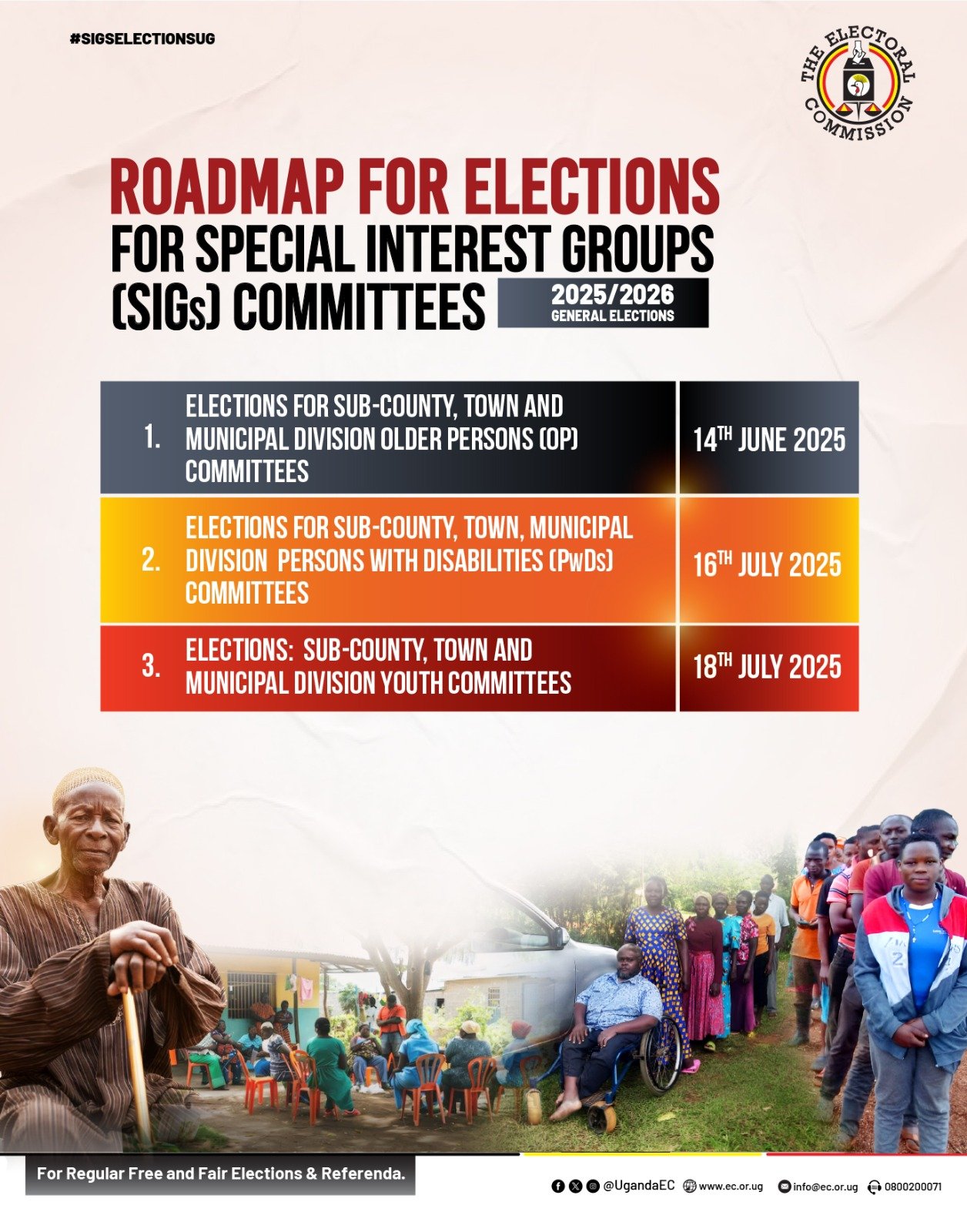 EC Rolls Out Next Phase Of SIG Elections Across Uganda