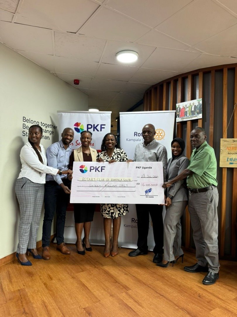 Rotary Governor Geoffrey Kitakule Applauds PKF Uganda For Shs 16M Donation to Upgrade Mengo Hospital Dialysis Centre