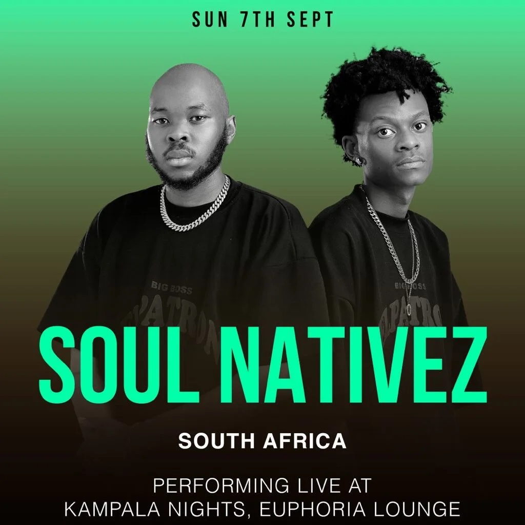 Abryanz Events Set to Host South African Duo Soul Nativez in Kampala