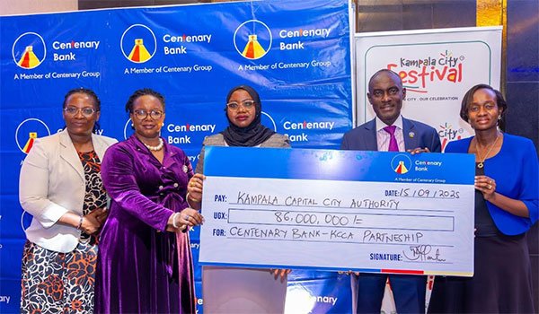 Centenary Bank Donates UGX 86M to Support Kampala City Festival And Waste Management