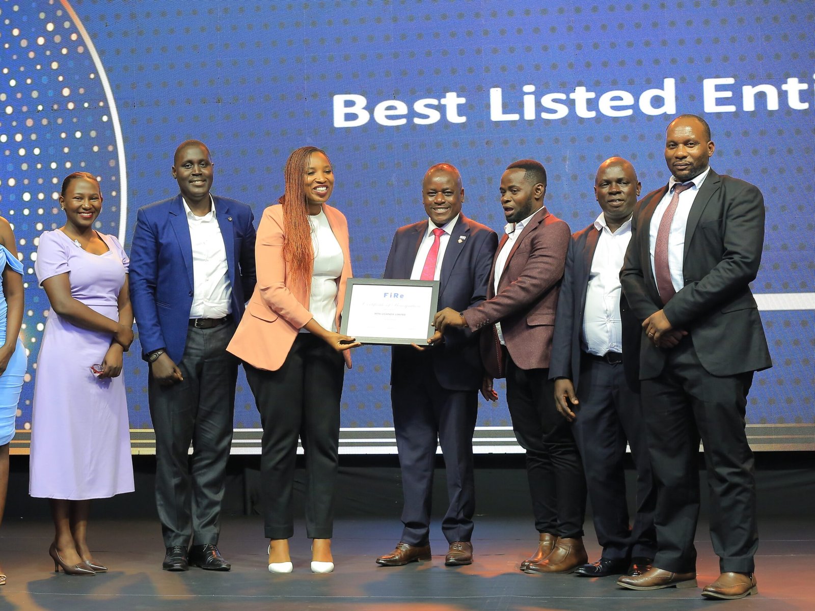 MTN Uganda Wins Gold at 2025 FiRe Awards For Excellence in Integrated Reporting