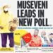 New Poll Projects Museveni Landslide, Exposes Bobi Wine’s Struggles Despite Crowded Rallies