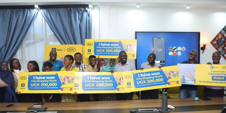 MTN MoMo Rewards First Winners in The “Power to Be Borderless” Campaign