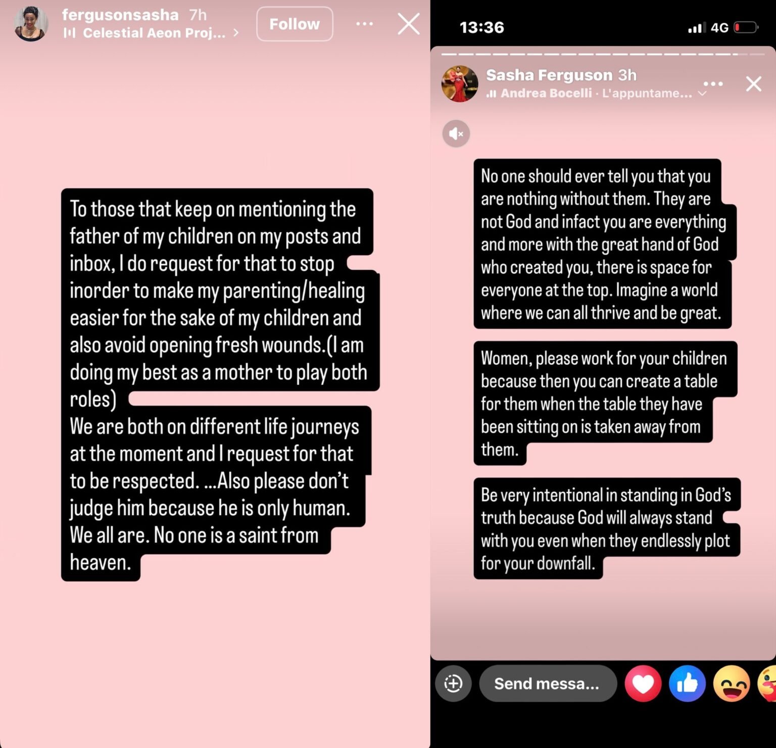 Marriage of Pain Sasha Says She Fled For Her Life, Canary Says he Bled