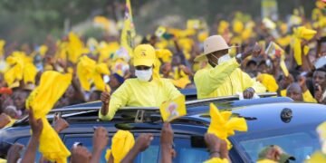 Museveni Highlights Peace, Development And Irrigation Plans in Rwampara Rally