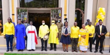 Museveni Commissions New St. John’s Church in Entebbe, Hails Faith, Unity, and Sacrifice
