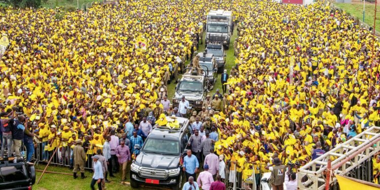 Museveni Rallies Nansana Voters, Emphasises Wealth Creation and Jobs as NRM Priority