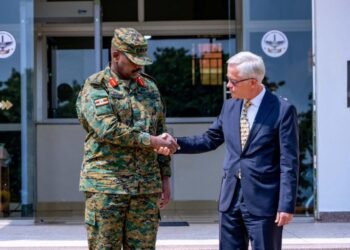 CDF Muhoozi, German Ambassador Discuss Deepening Uganda–Germany Partnership