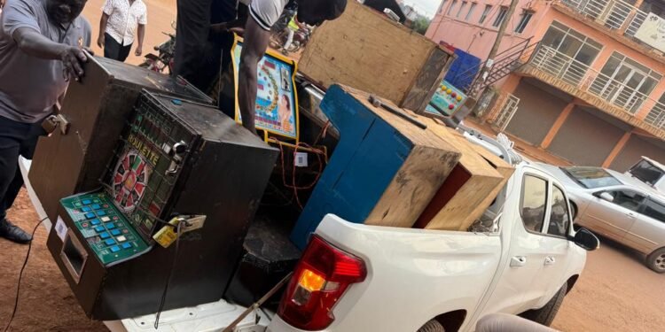 LGRB Shuts 15 Illegal Gaming Dens And Seizes 12 Machines in Kampala Sweep