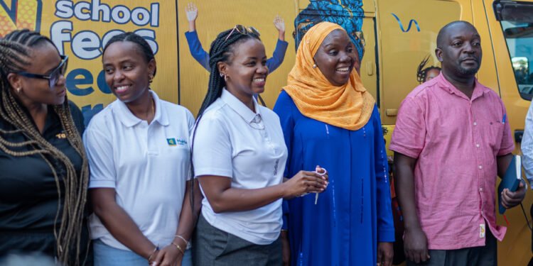 MTN MoMo Hands Over First School Van to Reward Digital School Fees Payments