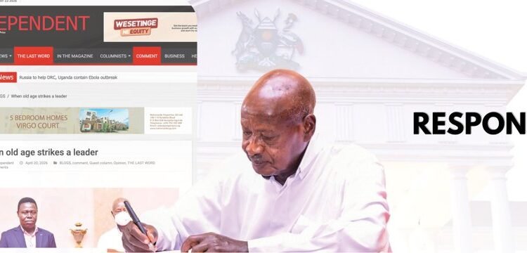 MUSEVENI: Mr. Mwenda, Thank You For Declaring Me Senile And Incapable Of Judging Right