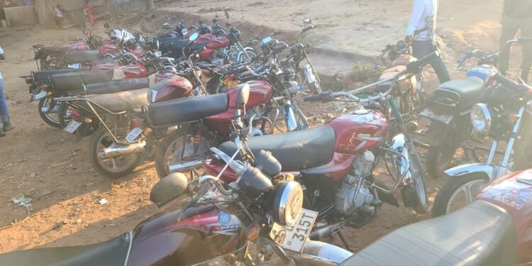 13 Arrested As Police Bust Suspected Motorcycle Theft Syndicate In Kyengera