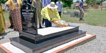 Museveni Pays Tribute To Gen. Moses Ali, Urges Adjumani Voters To Back NRM Candidate Leku
