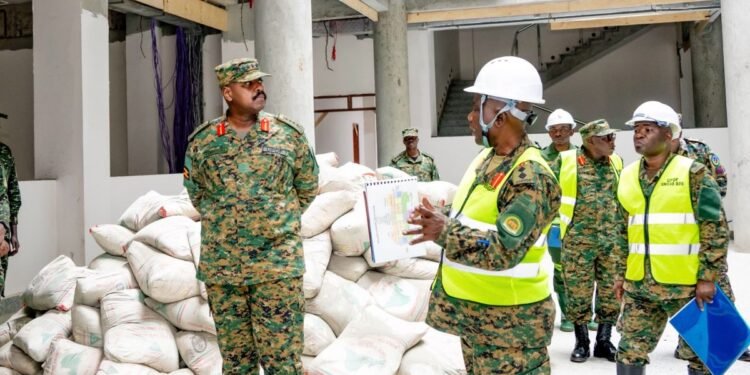 Gen Muhoozi Commends UPDF Engineers As New Defence Headquarters Hits 87% Completion