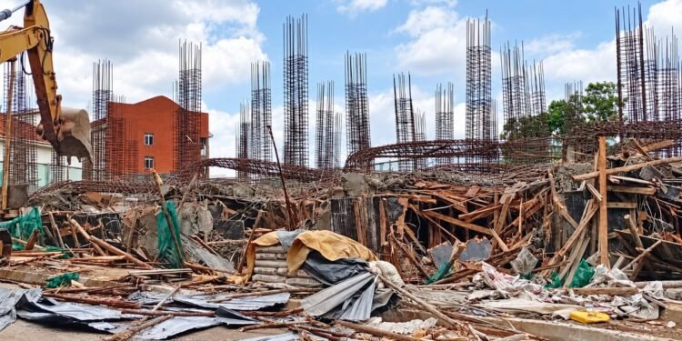 KCCA Demolishes Haruna Ssentongo’s Tower Over Road Reserve Breach