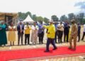 Museveni Arrives At Kololo For NRM Parliamentary Caucus